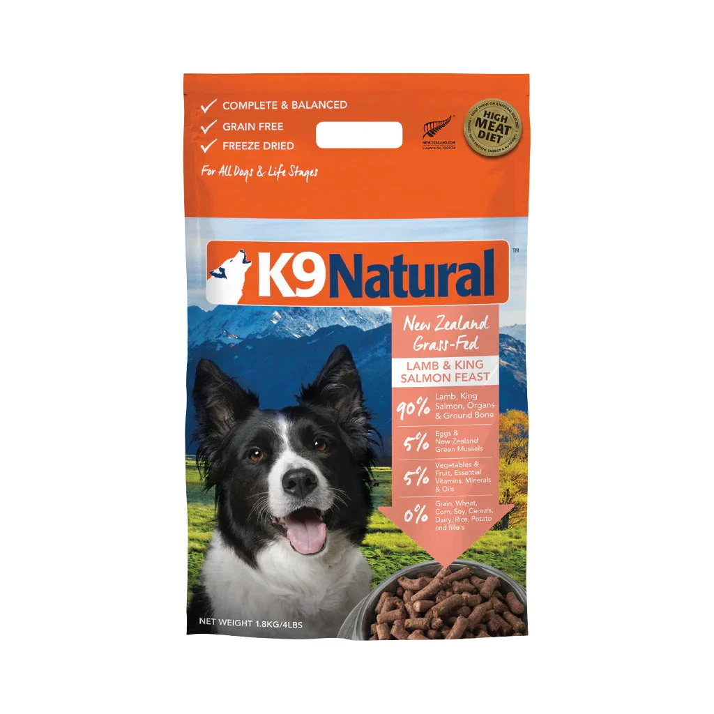 K9 Natural Lamb & King Salmon Feast Freeze-Dried Dog Food 1 K9 Natural Lamb & King Salmon Feast Freeze-Dried Dog Food