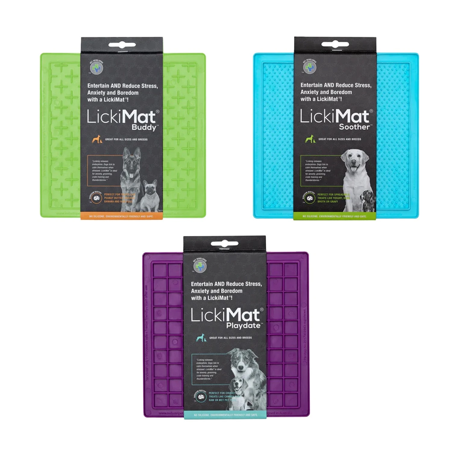 LickiMat Classic Starter Bundle For Dogs 1 LickiMat Classic Starter Bundle For Dogs