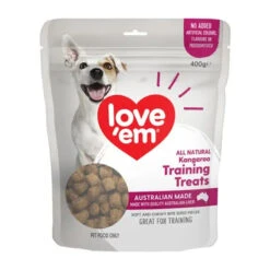 Love'em Kangaroo Training Treats 5 Love'em Kangaroo Training Treats -Vetn Pet Direct Store love em kangroo treats 400g