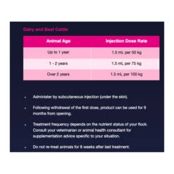 Boehringer Ingelheim Marks-Min Copper Free Injectable Trace Mineral With Vitamin B12 For Sheep & Cattle 1L 9 Boehringer Ingelheim Marks-Min Copper Free Injectable Trace Mineral With Vitamin B12 For Sheep & Cattle 1L -Vetn Pet Direct Store marks min copper free injectable dosage cattle