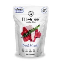 Meow Freeze Dried Cat Bites - Beef & Hoki50g