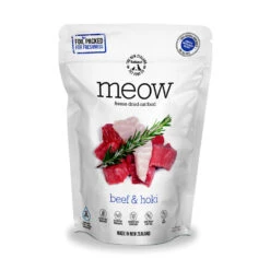 Meow Freeze Dried Cat Food - Beef & Hoki280g