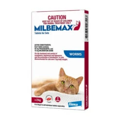 Milbemax Broad Spectrum Wormer For Cats -Vetn Pet Direct Store milbemax large cat 2