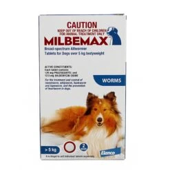 Milbemax Broad Spectrum Wormer For Dogs 14 Milbemax Broad Spectrum Wormer For Dogs -Vetn Pet Direct Store milbemax large dogs 2pk front 4web
