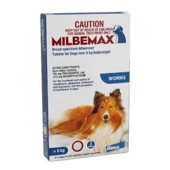 Milbemax Broad Spectrum Wormer For Dogs 15 Milbemax Broad Spectrum Wormer For Dogs -Vetn Pet Direct Store milbemax large dogs 2pk front2 4web