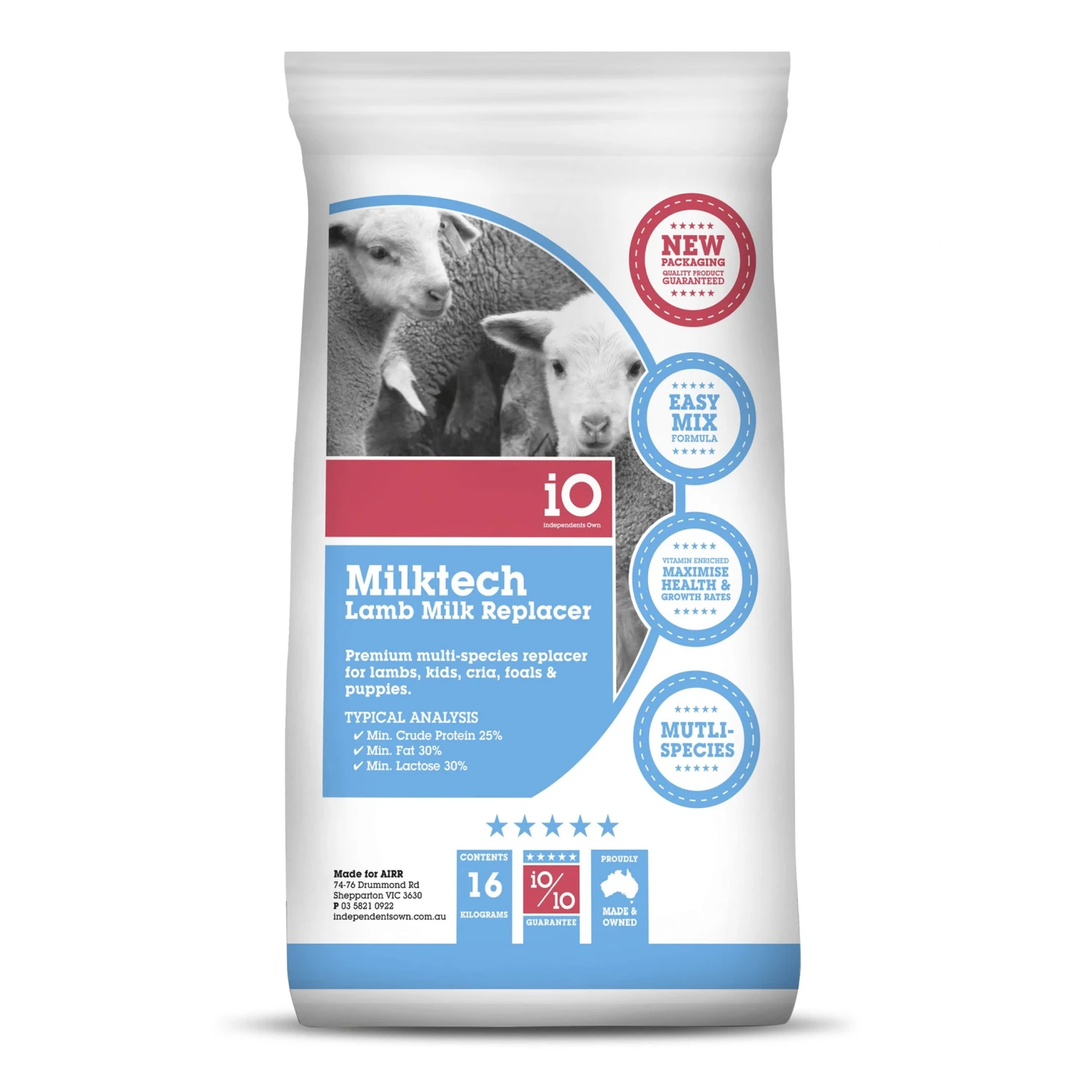 IO Milktech Lamb Milk Replacer 16kg 1 IO Milktech Lamb Milk Replacer 16kg
