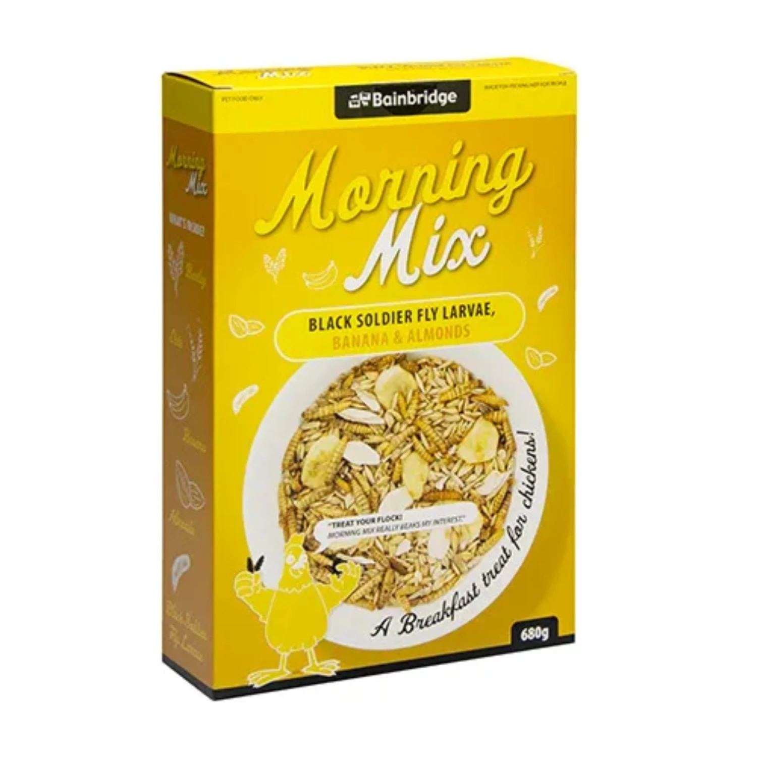 Morning Mix - Black Soldier Fly Larvae, Banana & Almonds 1 Morning Mix - Black Soldier Fly Larvae, Banana & Almonds