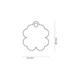 My Family Charm 4 Leaf Clover Pet ID Tag 3 My Family Charm 4 Leaf Clover Pet ID Tag -Vetn Pet Direct Store my family 4leaf clover dimensions