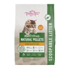 Trouble & Trix Natural Pellet Tofu Clumping Cat Litter 10L