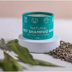 Hemp Collective Natural Pet Shampoo Bar 120g -Vetn Pet Direct Store natural pet shampoo bar2