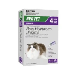 Neovet For Cats (Fleas, Heartworm & Worms) Over 4kg