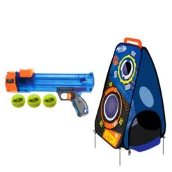 Nerf Blaster Target Game Set With 3 Balls -Vetn Pet Direct Store nerf target blaster 3