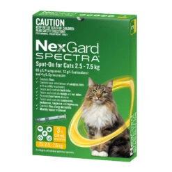 NexGard SPECTRA Spot-On For Large Cats 2.5 - 7.5kg