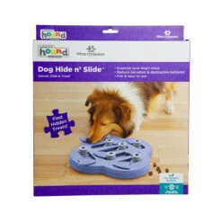 Nina Ottosson Hide & Slide Treat Dispensing Interactive Dog Game - Level 2 5 Nina Ottosson Hide & Slide Treat Dispensing Interactive Dog Game - Level 2 -Vetn Pet Direct Store nina ottosson hide slide dog box