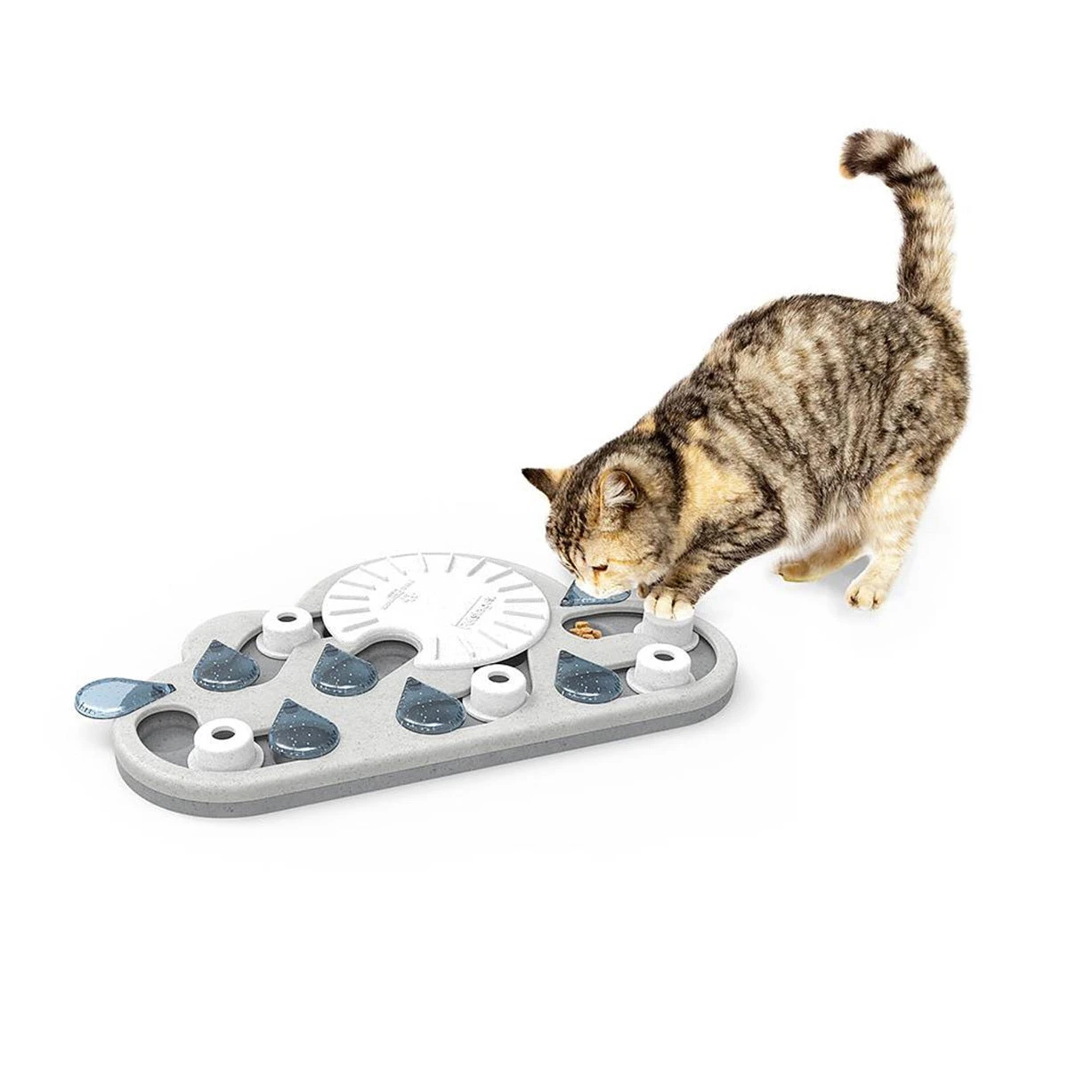 Nina Ottosson Puzzle & Play Rainy Day Treat Dispensing Cat Toy 2 Nina Ottosson Puzzle & Play Rainy Day Treat Dispensing Cat Toy - Image 2