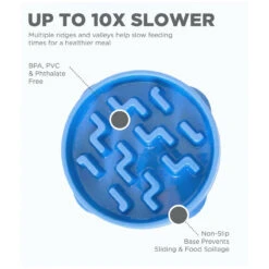 Outward Hound Fun Feeder Slow Feed Bowl - Notch 5 Outward Hound Fun Feeder Slow Feed Bowl - Notch -Vetn Pet Direct Store notch details