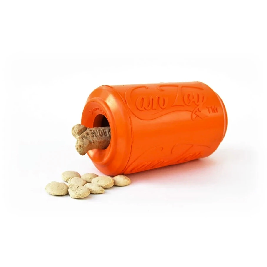 SodaPup Orange Squeeze Can Toy - XLarge 2 SodaPup Orange Squeeze Can Toy - XLarge - Image 2