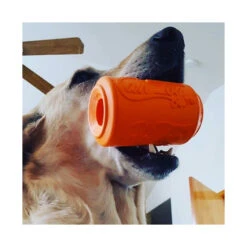 SodaPup Orange Squeeze Can Toy - XLarge 12 SodaPup Orange Squeeze Can Toy - XLarge -Vetn Pet Direct Store orange squeeze 06