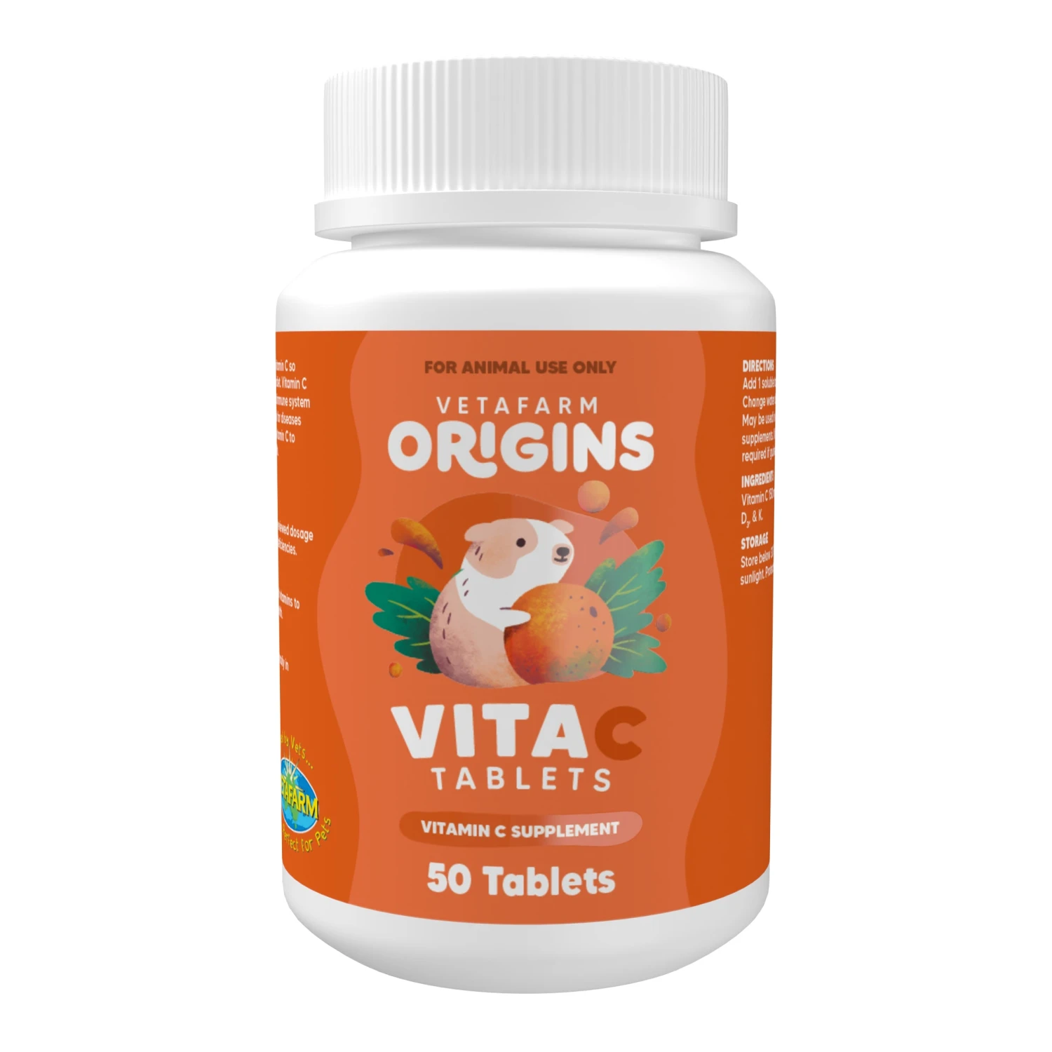 Vetafarm Origins Vita-C Tabs 50's 1 Vetafarm Origins Vita-C Tabs 50's