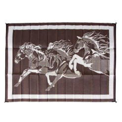 Outdoor Floor Mat - Reversible Horse Design