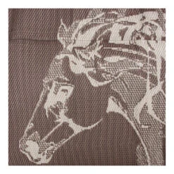 Outdoor Floor Mat - Reversible Horse Design -Vetn Pet Direct Store outdoor floor mat 3