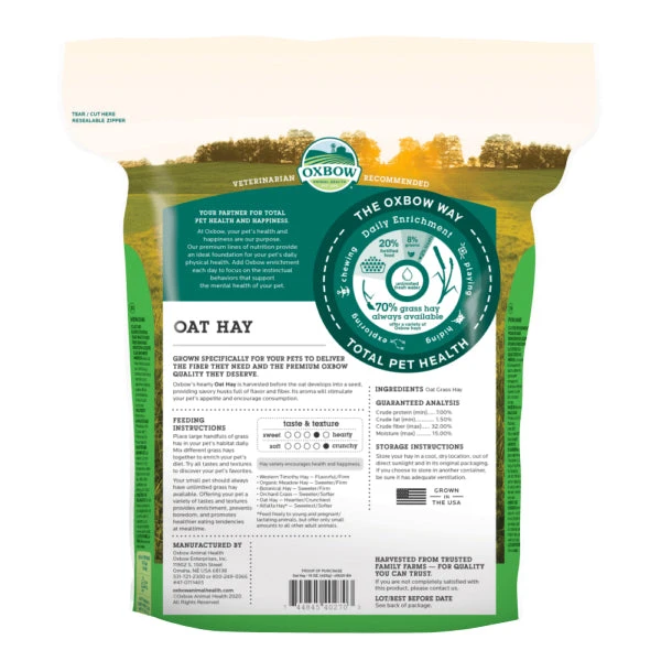 Oxbow Oat Hay 425g 2 Oxbow Oat Hay 425g - Image 2