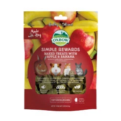 Oxbow Simple Rewards Baked Treats With Apple & Banana 85g