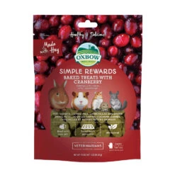 Oxbow Simple Rewards Baked Treats With Cranberry 85g