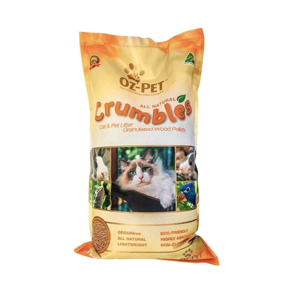 Oz-Pet Non-Clumping Granulated Wood Pellet Crumbles Cat & Pet Litter 7kg 1 Oz-Pet Non-Clumping Granulated Wood Pellet Crumbles Cat & Pet Litter 7kg