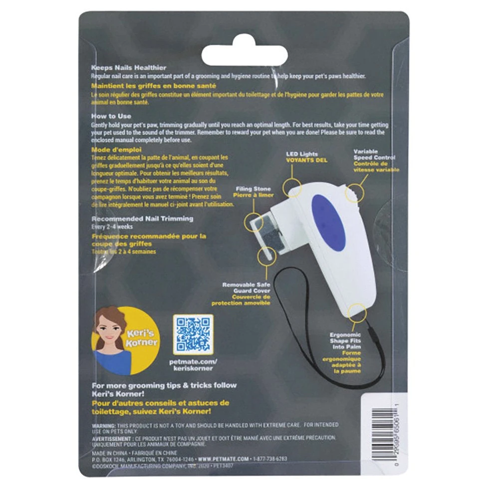 JW Gripsoft Palm Nail Grinder For Pets 2 JW Gripsoft Palm Nail Grinder For Pets - Image 2