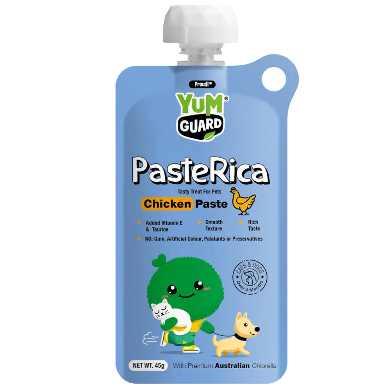 YumGuard Paste Rica Chicken Paste Dog & Cat Treat 45g 1 YumGuard Paste Rica Chicken Paste Dog & Cat Treat 45g