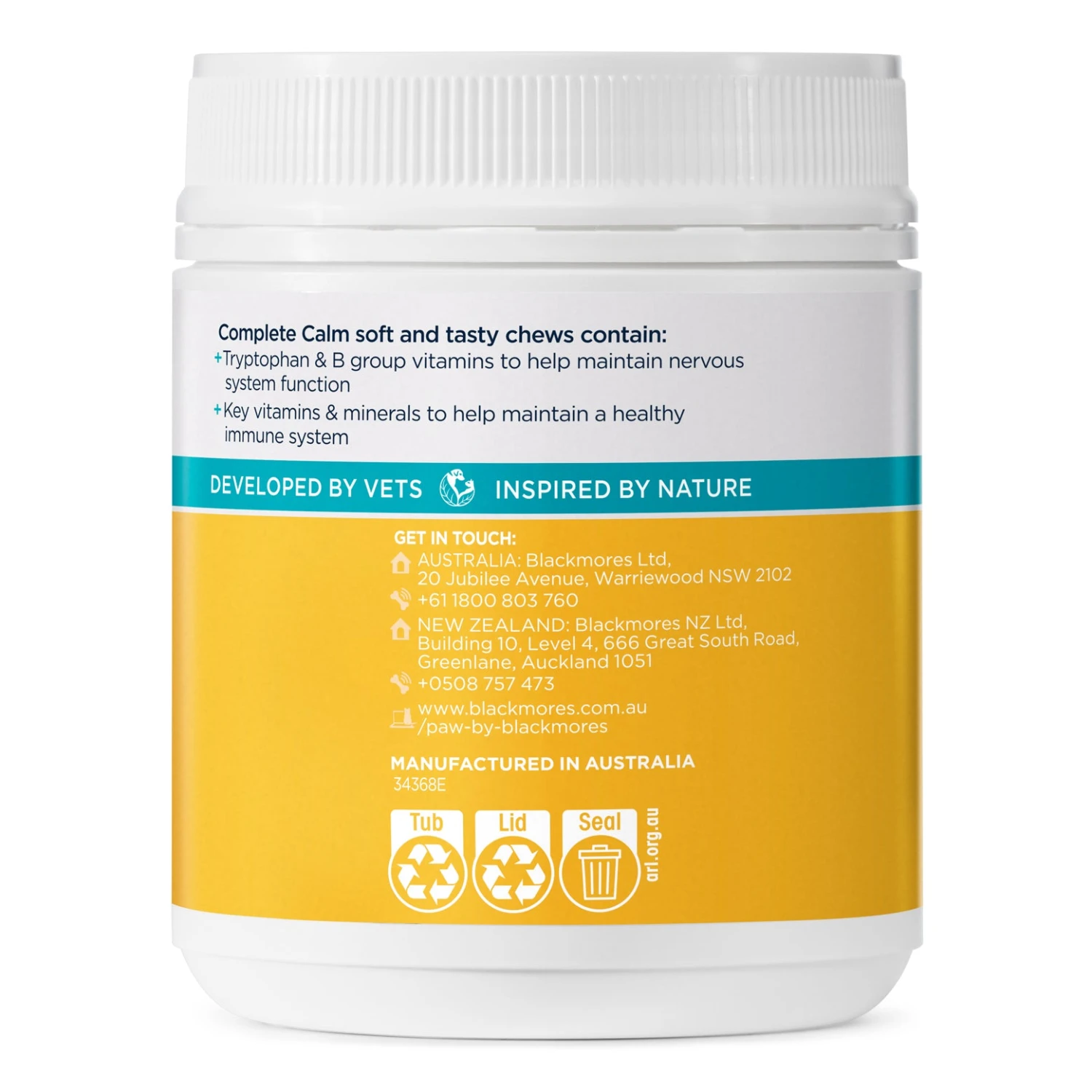 PAW Complete Calm Chews For Dogs 300g 3 PAW Complete Calm Chews For Dogs 300g - Image 3