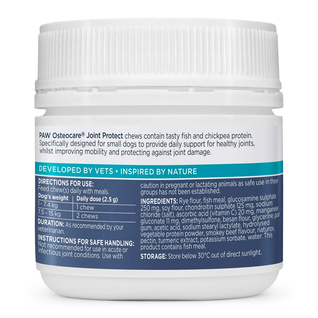 PAW By Blackmores Osteocare Joint Protect Small Dog Chews 75g 2 PAW By Blackmores Osteocare Joint Protect Small Dog Chews 75g - Image 2