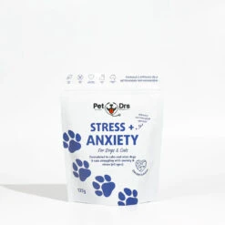 Pet Drs Stress + Anxiety Supplement For Dogs & Cats -Vetn Pet Direct Store pet drs stress 125g