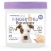 Petkin Fingertip Ear Wipes - 50 Pack