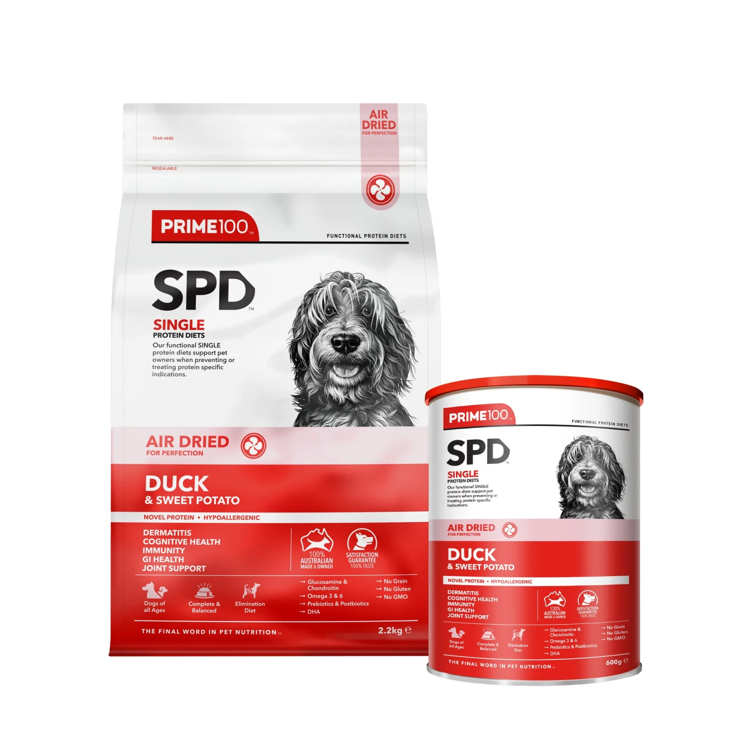 Prime100 SPD Air Dried Duck & Sweet Potato 1 Prime100 SPD Air Dried Duck & Sweet Potato