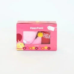 Zippy Paws Pup Birthday Box -Vetn Pet Direct Store pup birthday box pink 1