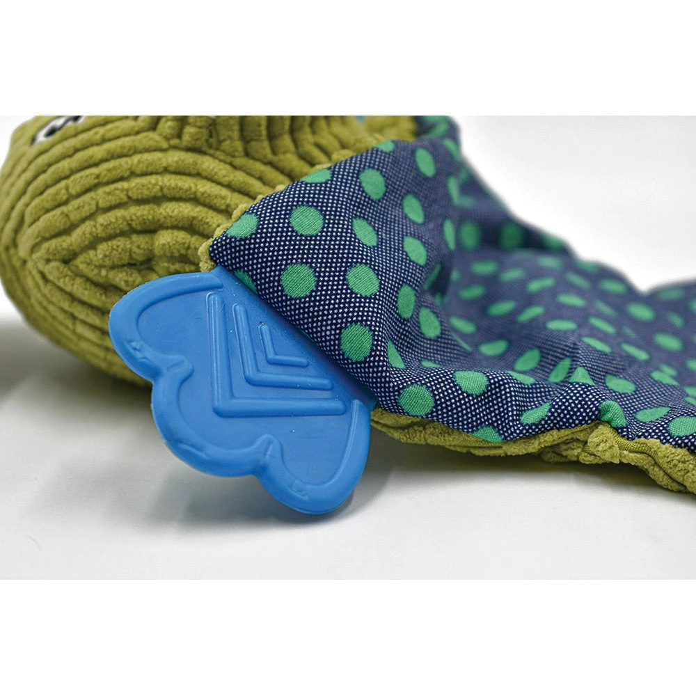PuppyPlay Crinkle Teether Puppy & Small Dog Toy - Crocodile 6 PuppyPlay Crinkle Teether Puppy & Small Dog Toy - Crocodile - Image 6