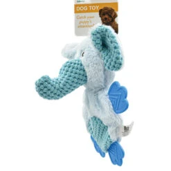 PuppyPlay Crinkle Teether Puppy & Small Dog Toy - Blue Elephant -Vetn Pet Direct Store puppy play elephant