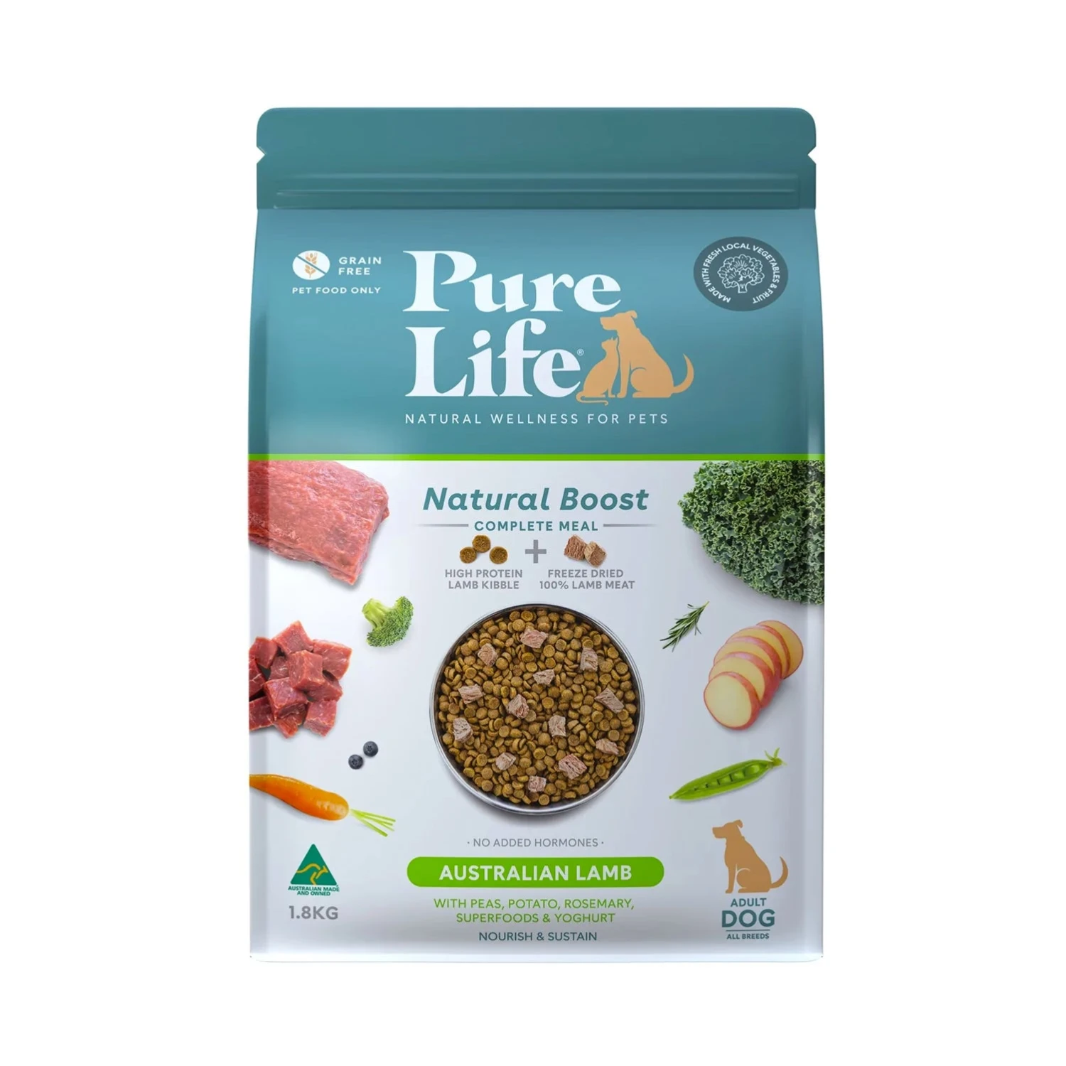 Pure Life Australian Lamb For Adult Dogs 3 Pure Life Australian Lamb For Adult Dogs - Image 3
