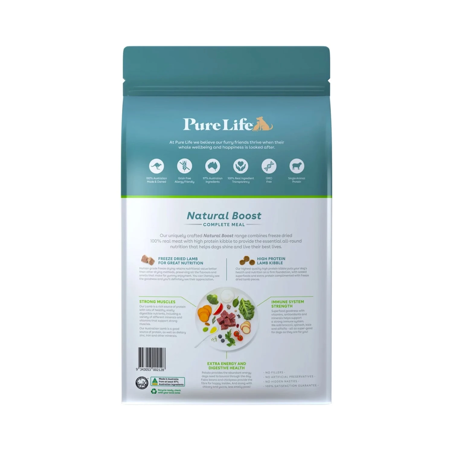 Pure Life Australian Lamb For Adult Dogs 2 Pure Life Australian Lamb For Adult Dogs - Image 2