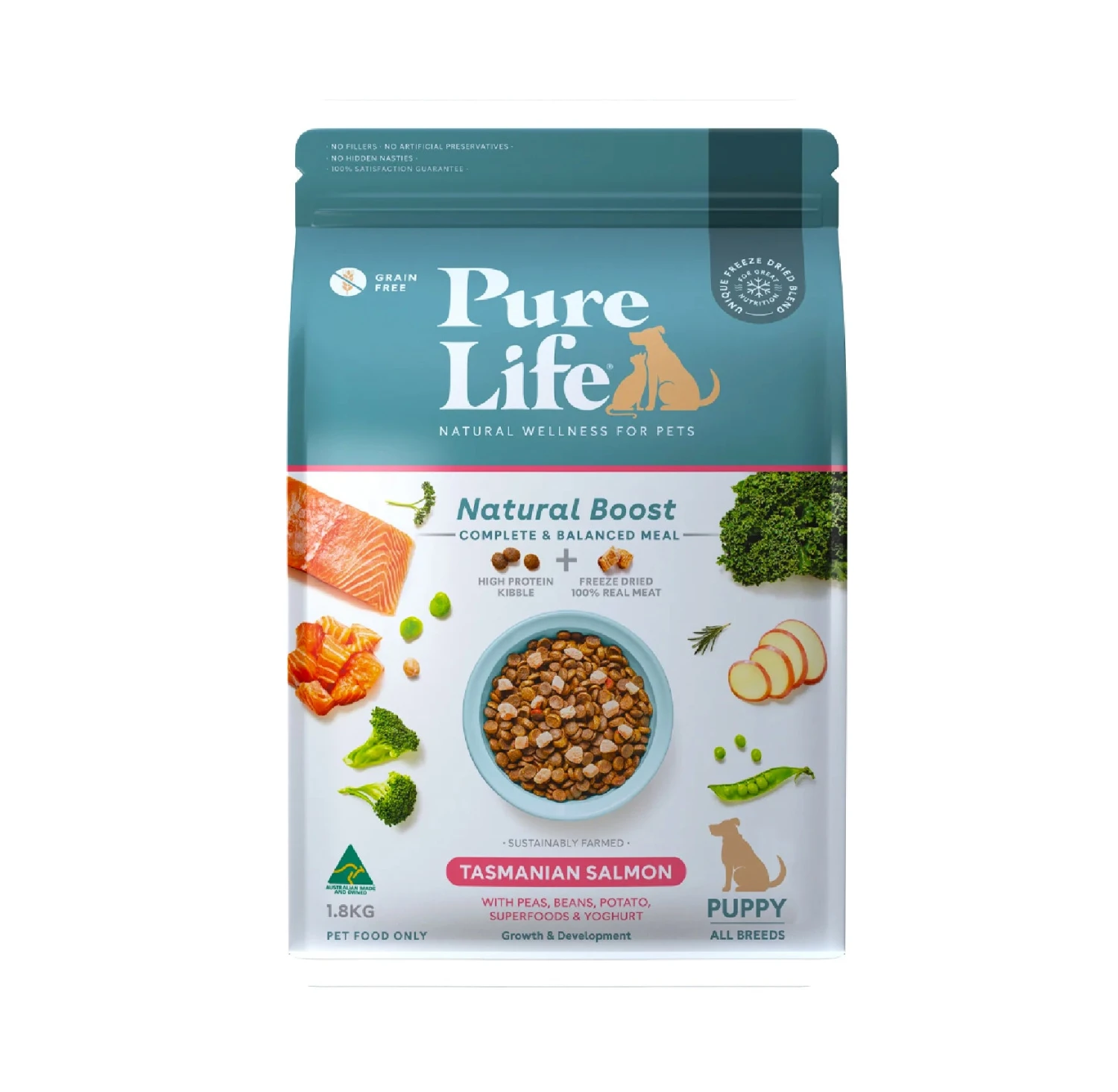 Pure Life Tasmanian Salmon For Puppies 4 Pure Life Tasmanian Salmon For Puppies - Image 4