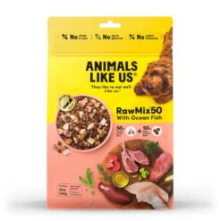 Animals Like Us RawMix50 With Ocean Fish Dry Dog Food 9 Animals Like Us RawMix50 With Ocean Fish Dry Dog Food -Vetn Pet Direct Store raw mix 50 340g