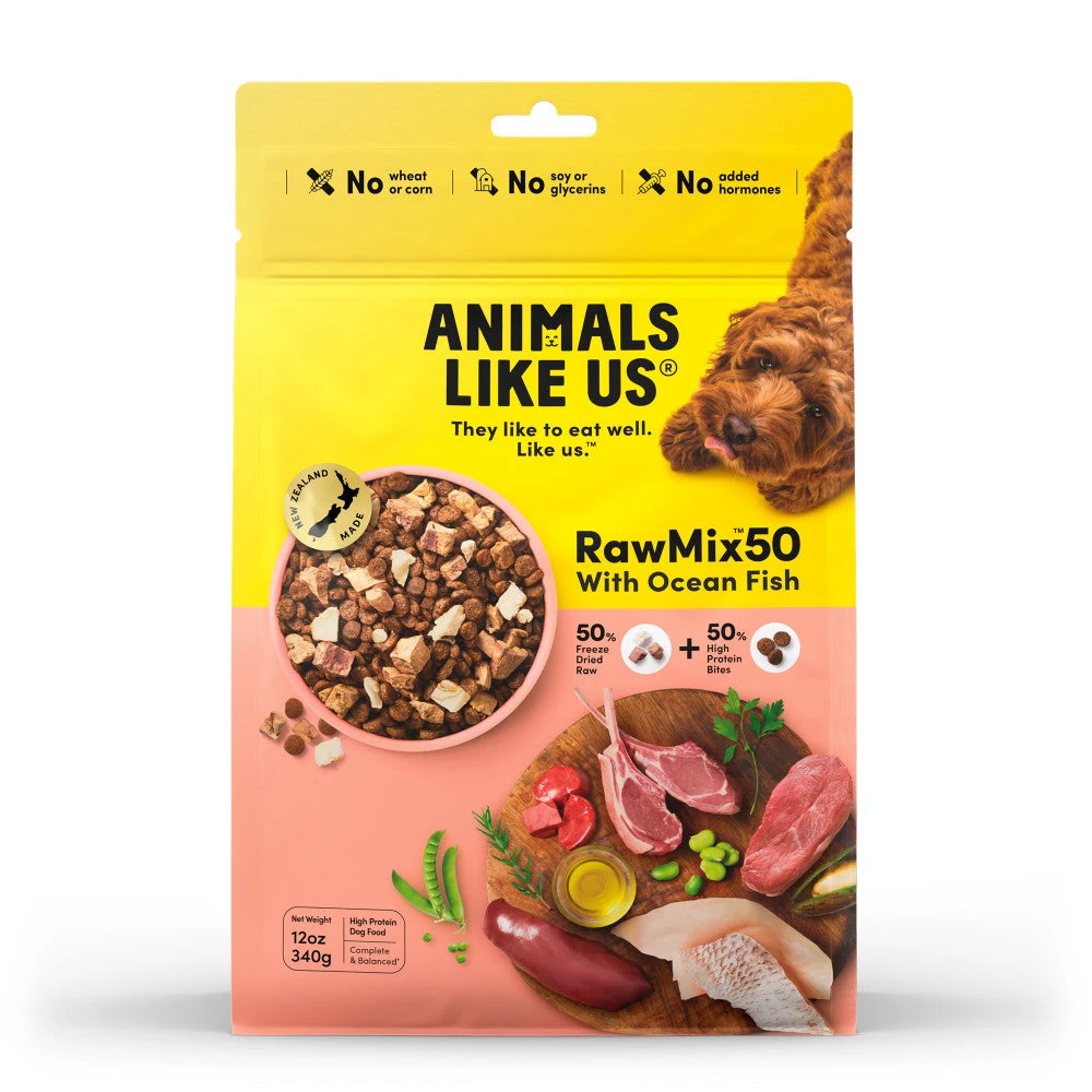 Animals Like Us RawMix50 With Ocean Fish Dry Dog Food 5 Animals Like Us RawMix50 With Ocean Fish Dry Dog Food - Image 5
