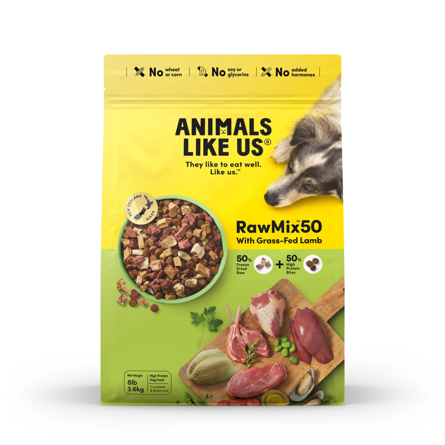 Animals Like Us RawMix50 With Grass Fed Lamb Dry Dog Food 3 Animals Like Us RawMix50 With Grass Fed Lamb Dry Dog Food - Image 3