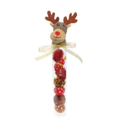 Kitty Play Christmas Cat Toy Reindeer Canister - 8 Pack -Vetn Pet Direct Store reindeer canister 2