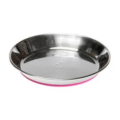 Rogz Anchovy Whisker Friendly Stainless Steel Cat Bowl 7 Rogz Anchovy Whisker Friendly Stainless Steel Cat Bowl -Vetn Pet Direct Store rogz anchovy pink