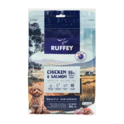 Ruffey Air-Dried Chicken & Salmon Dog Food 454g