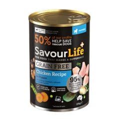 SavourLife Grain Free Puppy Chicken Recipe Wet Dog Food 375g