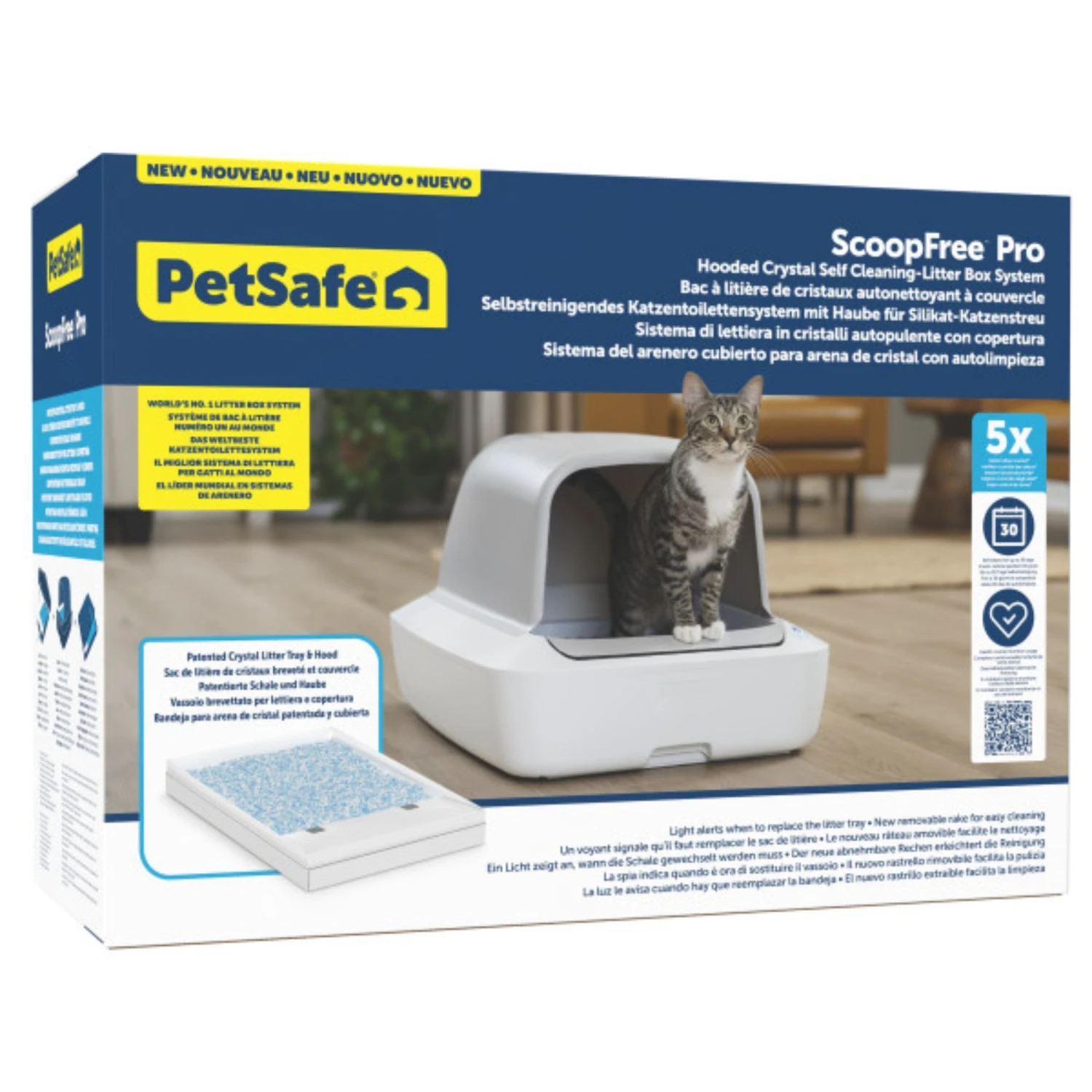 PetSafe ScoopFree Crystal Pro Self-Cleaning Litter Box 4 PetSafe ScoopFree Crystal Pro Self-Cleaning Litter Box - Image 4